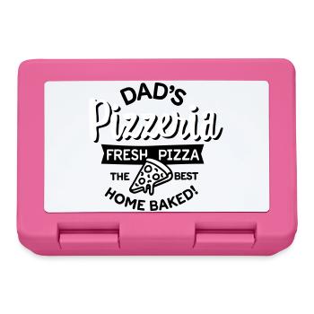 Dad's Pizzeria Daddy pizza baker outdoor kitchen - Lunchbox - pink - Front