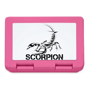 scorpion scorpio skorpion symbol Logo icon sketch - Brotdose - Pink - Vorne