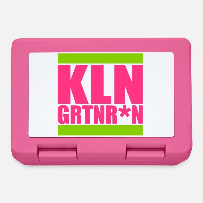 Farben änderbar | Kleingärtnern KLNGRTN*N - Brotdose - Pink
