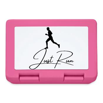 Il suffit de courir - Boîte à goûter - rose - Devant