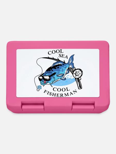 Coole Angler - Brotdose - Pink