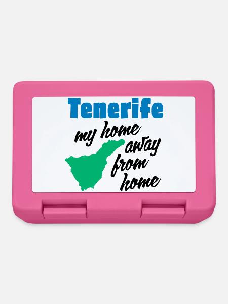 Teneriffa mein zweites Zuhause - Brotdose - Pink