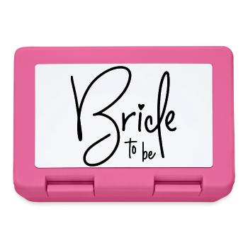 Bride to Be - Lunchbox - pink - Front