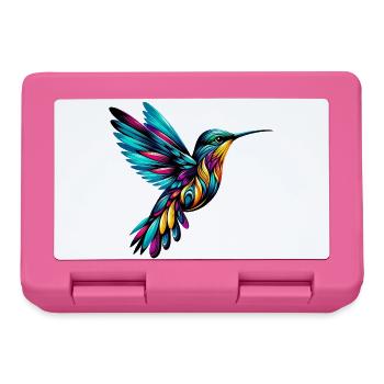 Colibri - Boîte à goûter - rose - Devant