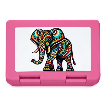 Elefant - Brotdose - Pink - Vorne
