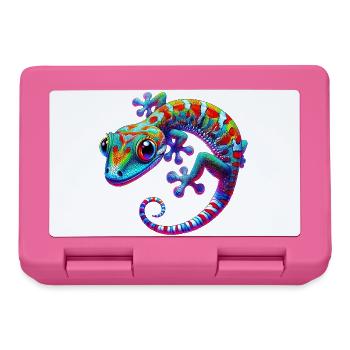 Gecko - Brotdose - Pink - Vorne