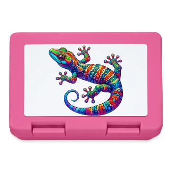 Gecko - Brotdose - Pink - Vorne