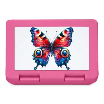 Schmetterling - Brotdose - Pink - Vorne