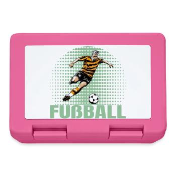 Fußball - Brotdose - Pink - Vorne