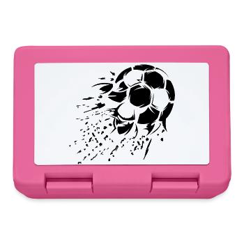 Fußball Schuss Explosion Symbol Team Illustration - Brotdose - Pink - Vorne
