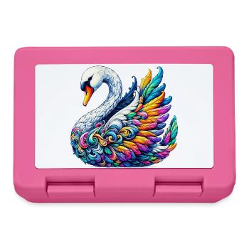Schwan - Brotdose - Pink - Vorne