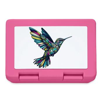 Colibri - Boîte à goûter - rose - Devant