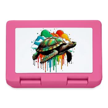 Turtle - Lunchbox - pink - Front