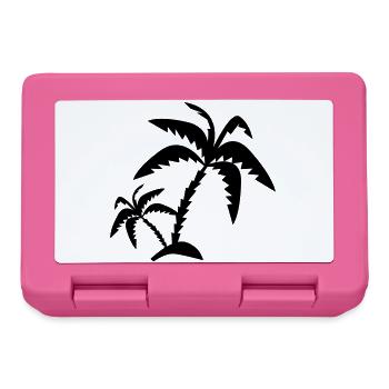 Zwei Palmen - Brotdose - Pink - Vorne