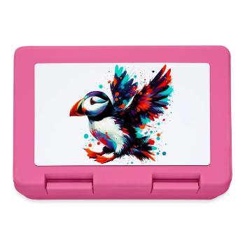 Papageitaucher - Brotdose - Pink - Vorne
