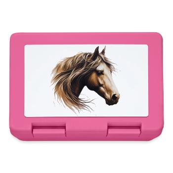 Horse - Lunchbox - pink - Front