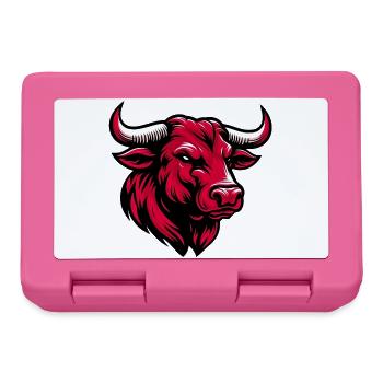 Stier - Brotdose - Pink - Vorne
