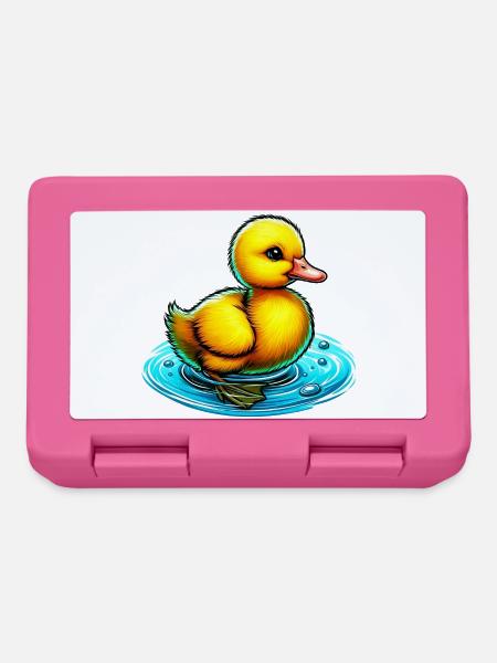 Entenküken Ente Ente Ente Ente - Brotdose - Pink