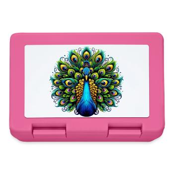 Peacock - Lunchbox - pink - Front