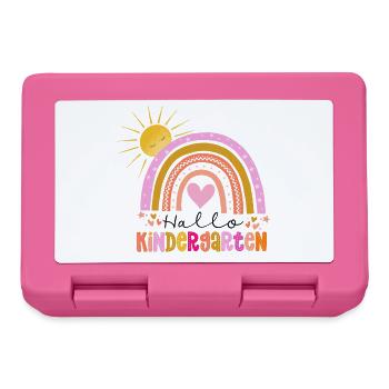 École maternelle - Boîte à goûter - rose - Devant