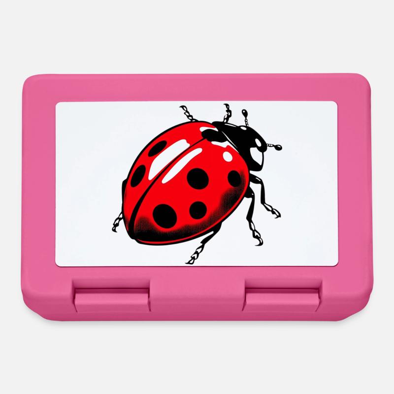 Coccinelle - Boîte à goûter - rose