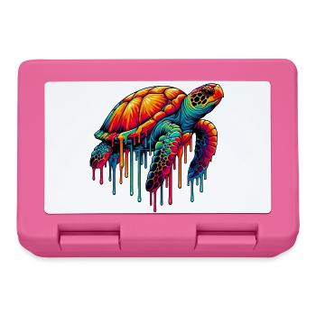 Turtle - Lunchbox - pink - Front