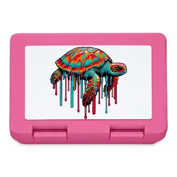 Turtle - Lunchbox - pink - Front