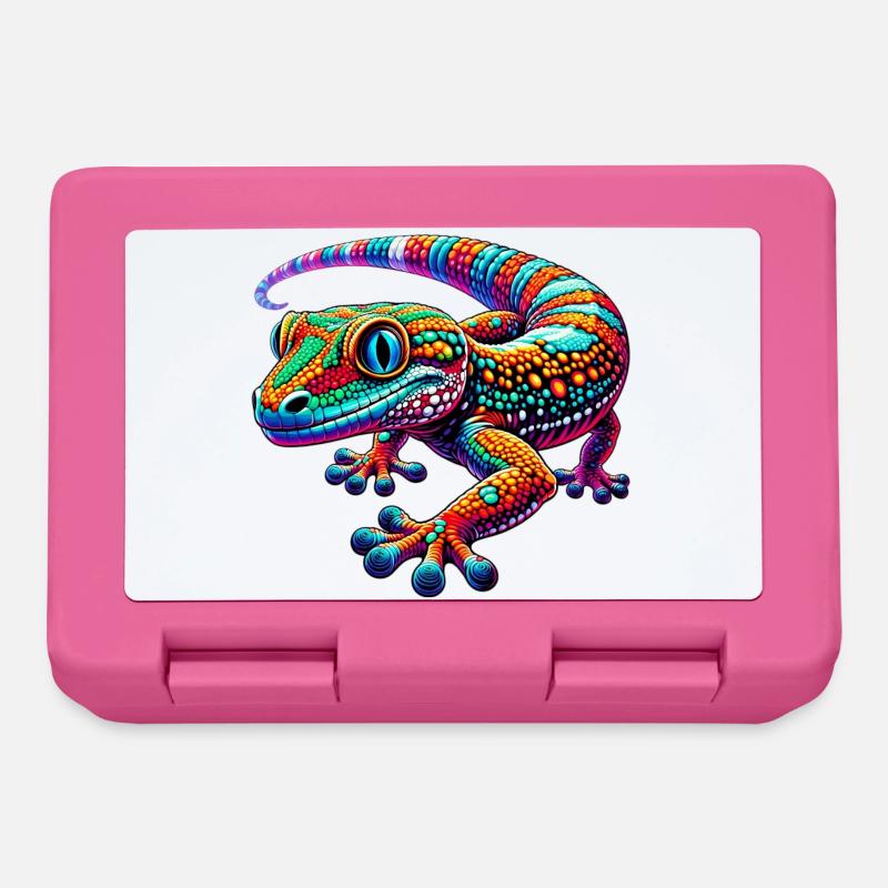 Gecko - Brotdose - Pink