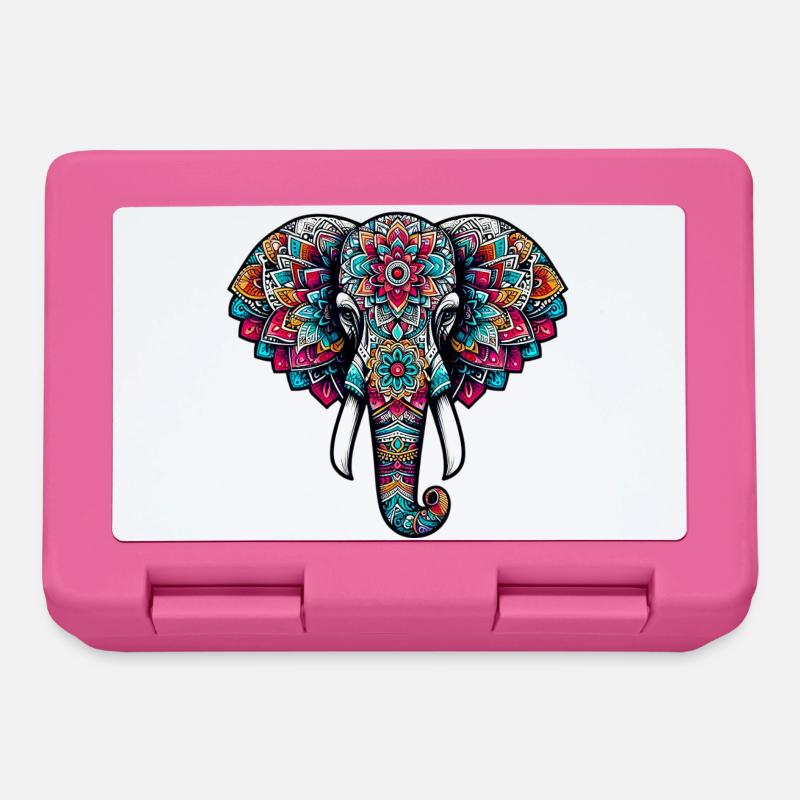 Elefant - Brotdose - Pink