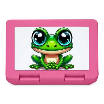 Grenouille - Boîte à goûter - rose - Devant