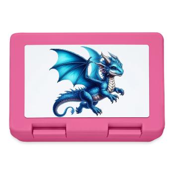 Drache - Brotdose - Pink - Vorne