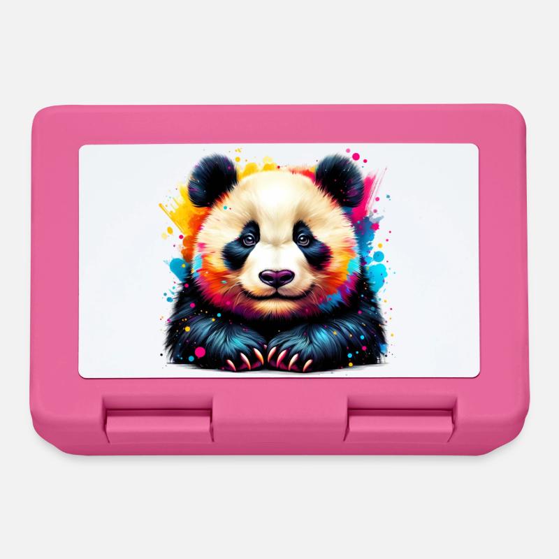 Panda - Brotdose - Pink
