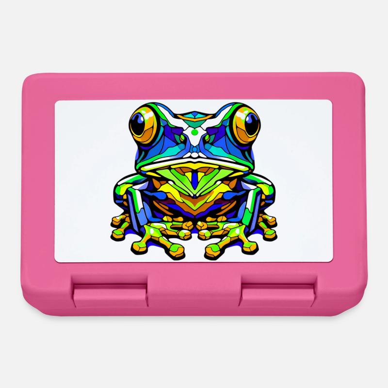 Frosch - Brotdose - Pink