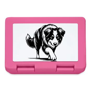 Australian Shepherd - Lunchbox - pink - Front