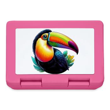 Toucan - Lunchbox - pink - Front