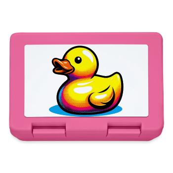 Ente Ente Ente Ente Ente - Brotdose - Pink - Vorne