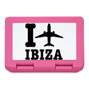 Ibiza Urlaub - Brotdose - Pink - Vorne