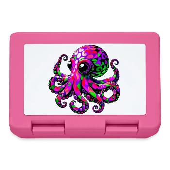Octopus - Lunchbox - pink - Front
