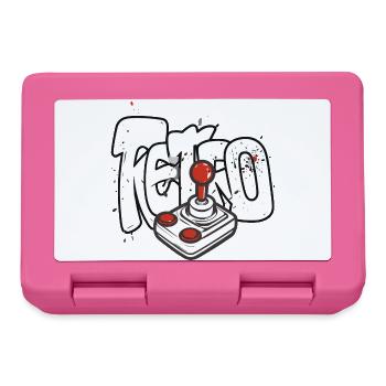 Conception du joystick Retrobomber - Boîte à goûter - rose - Devant