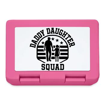 Daddy Daughter Squad Matching Father Daughter - Lunchbox - pink - Front