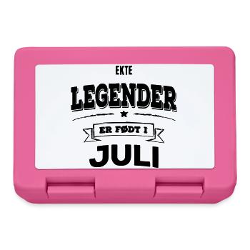 True legends are born in July - Lunchbox - pink - Front
