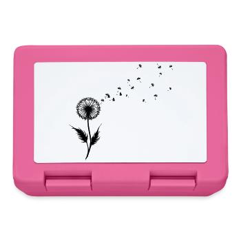 Dandelion Wishes & Freedom Blowing Seeds - Brotdose - Pink - Vorne