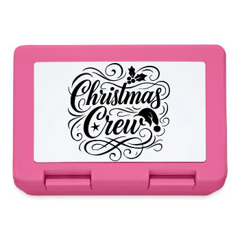 Christmas Crew Christmas X-Mas - Lunchbox - pink - Front