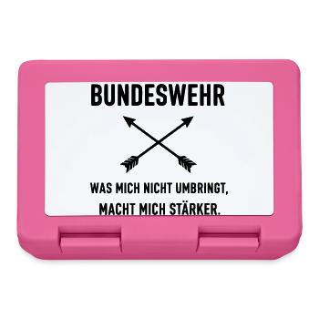 What doesn't kill me makes me stronger - Lunchbox - pink - Front