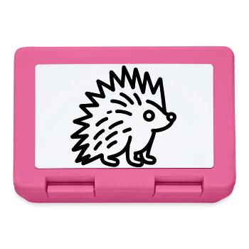 Porc-épic - Boîte à goûter - rose - Devant