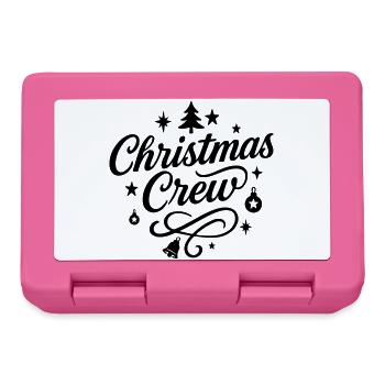 Christmas Crew Party - Lunchbox - pink - Front