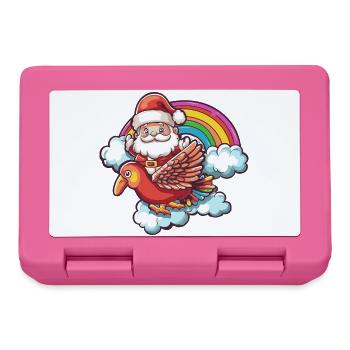 Truthan Santa Claus Christmas - Lunchbox - pink - Front