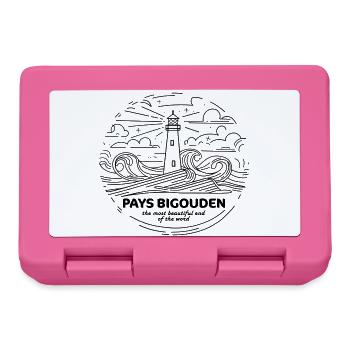 Pays Bigouden Pride Brittany Finistère Headdress - Lunchbox - pink - Front