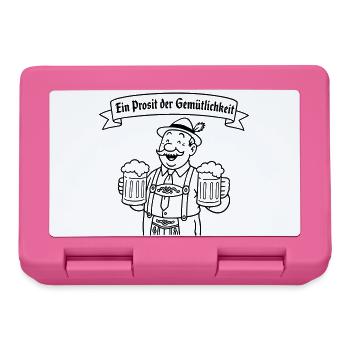 Herr Bier - Ein Prosit der Gemütlichkeit - Boîte à goûter - rose - Devant
