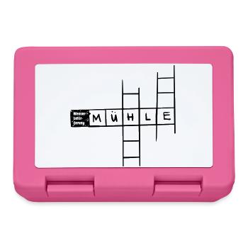 Water transport - mill - Lunchbox - pink - Front